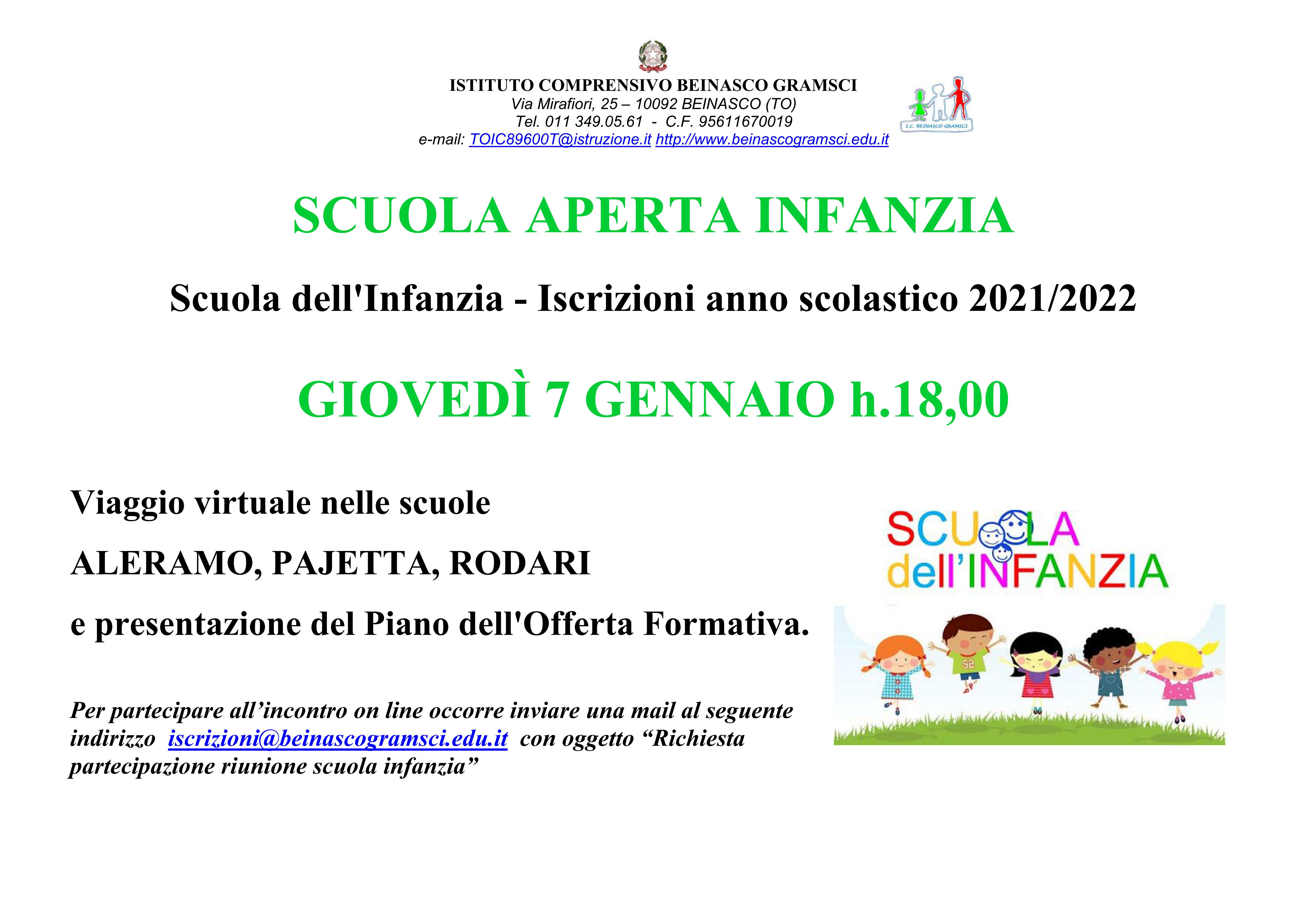 scuola aperta infanzia