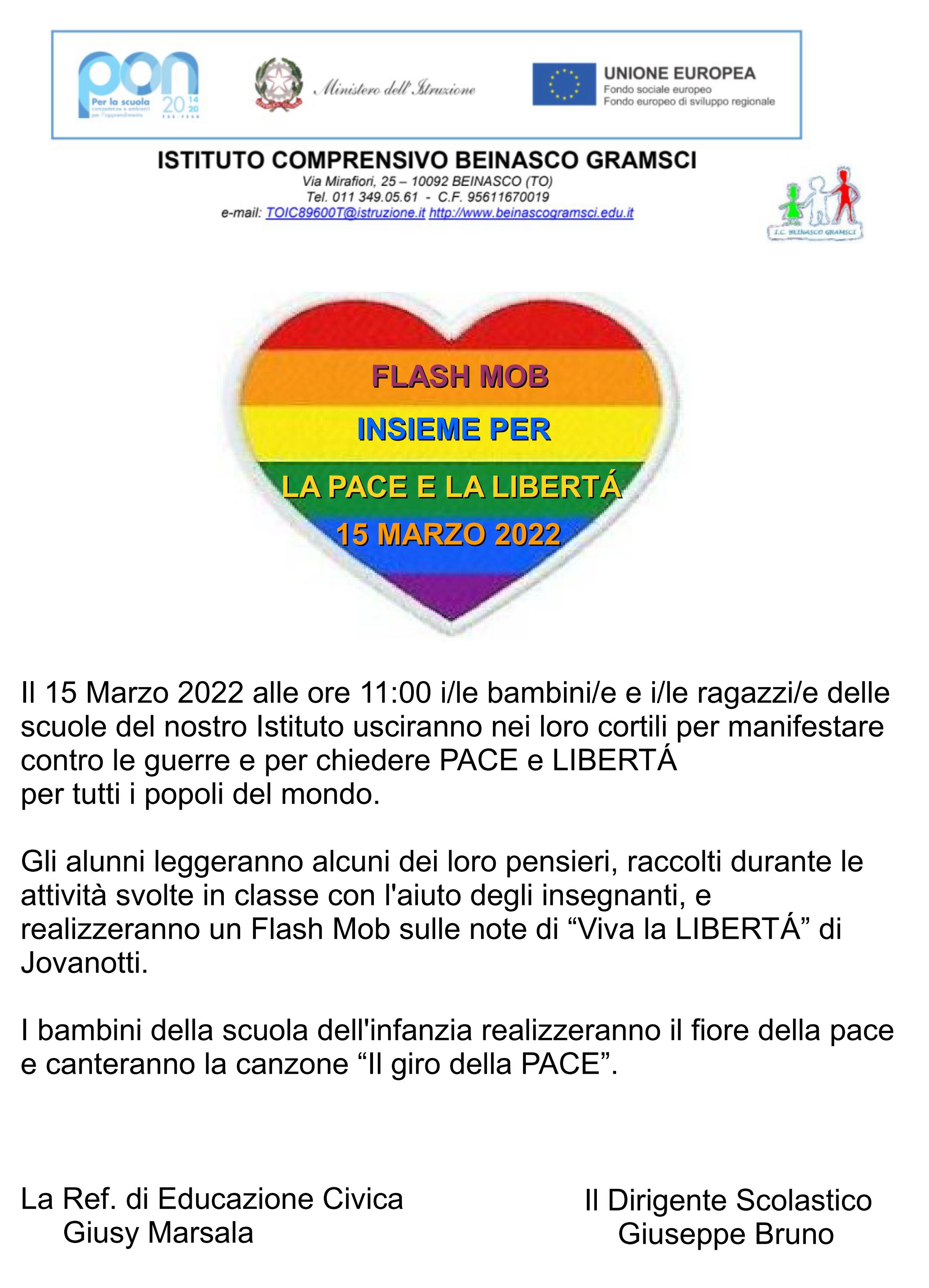 flashmob per la pace