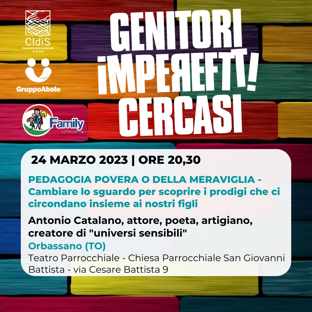 24 marzo Genitori imperfetti cercasi