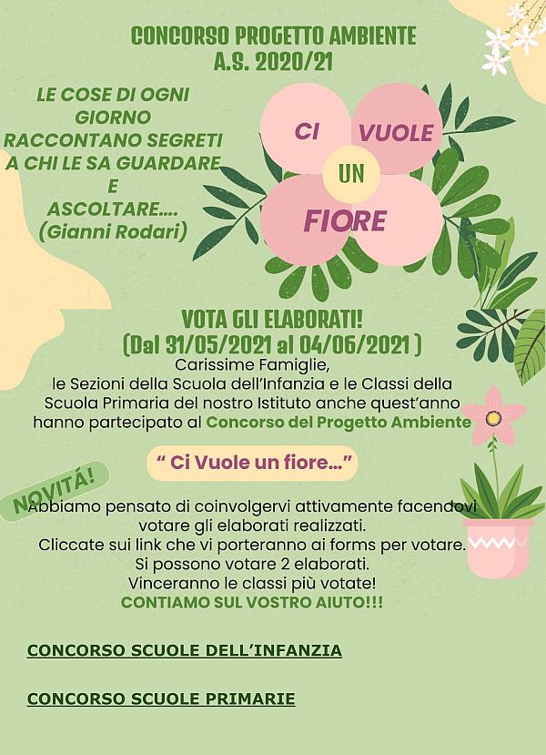 Concorso ci vuole un fiore